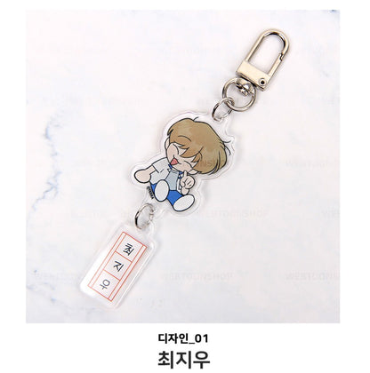 [pre-order]Spinach Bouquet : 2-stage Acrylic Keyring