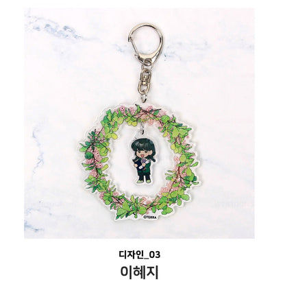 [pre-order]Spinach Bouquet : Acrylic Keyring