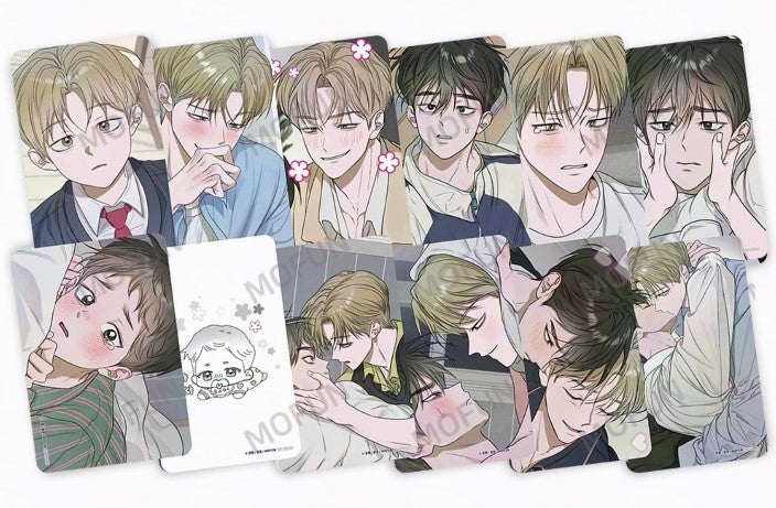 collaboration cafe] Pond Where Flowers Fall : 12 photo cards set