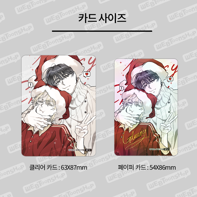 Webtoon Holiday Photocard Special Limited SET