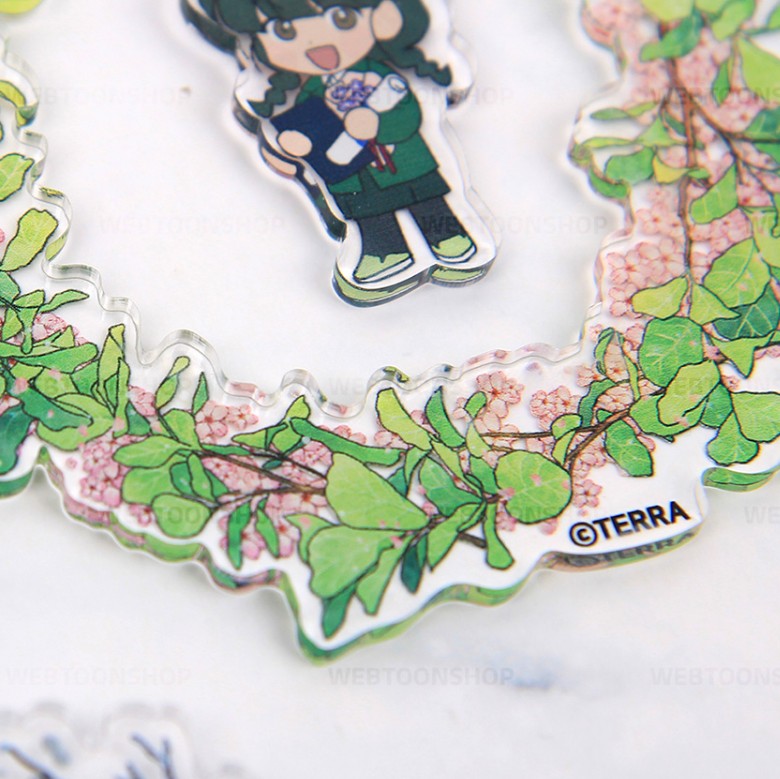 [pre-order]Spinach Bouquet : Acrylic Keyring