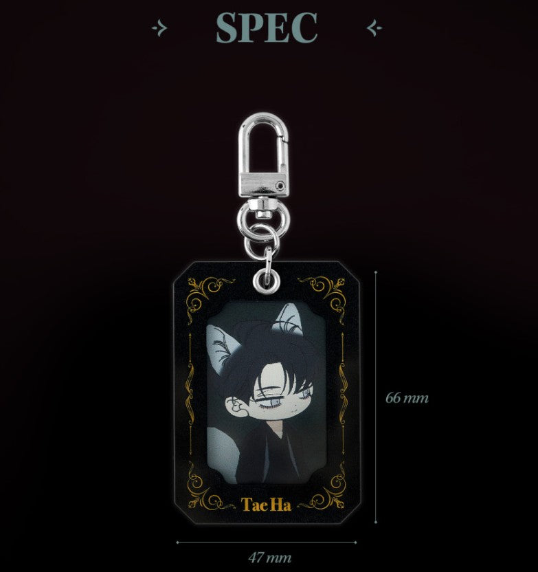 Tears on a Withered Flower : SD ID Photo Holder Keyring