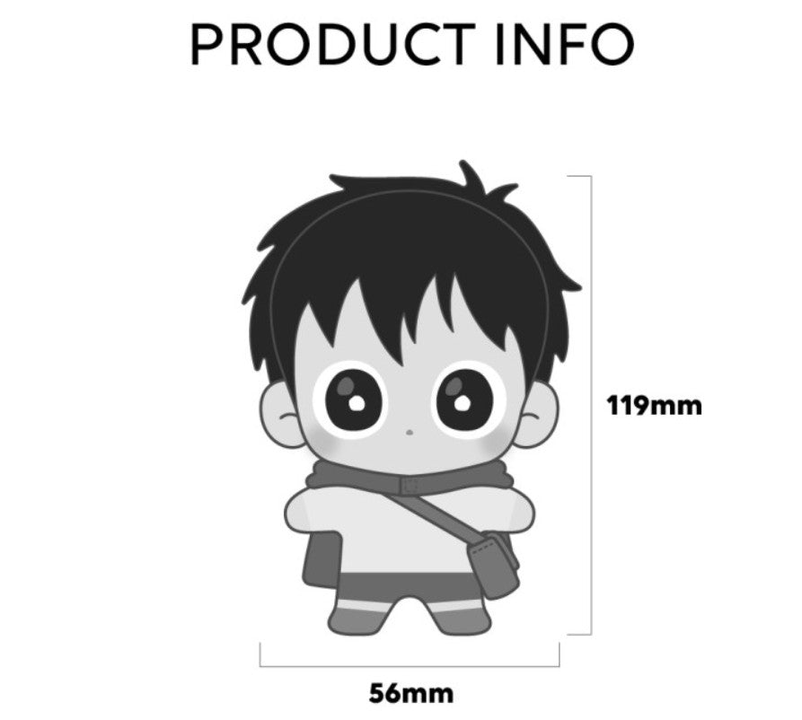 On the Way to Meet Mom : Mori Plush Doll Keyring