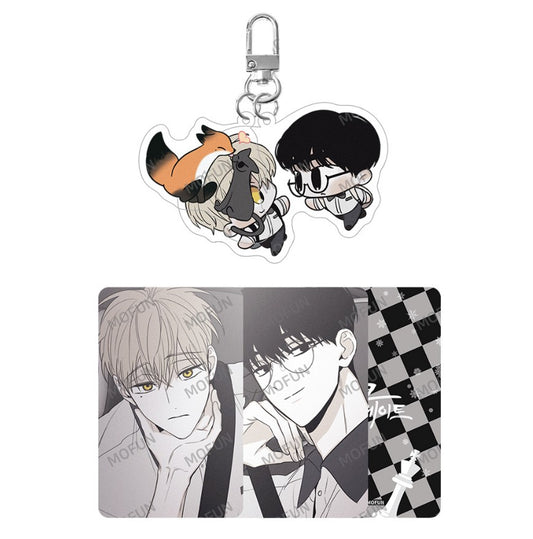 [Ready to Ship][collaboration cafe] CHECKMATE : acrylic keyring set