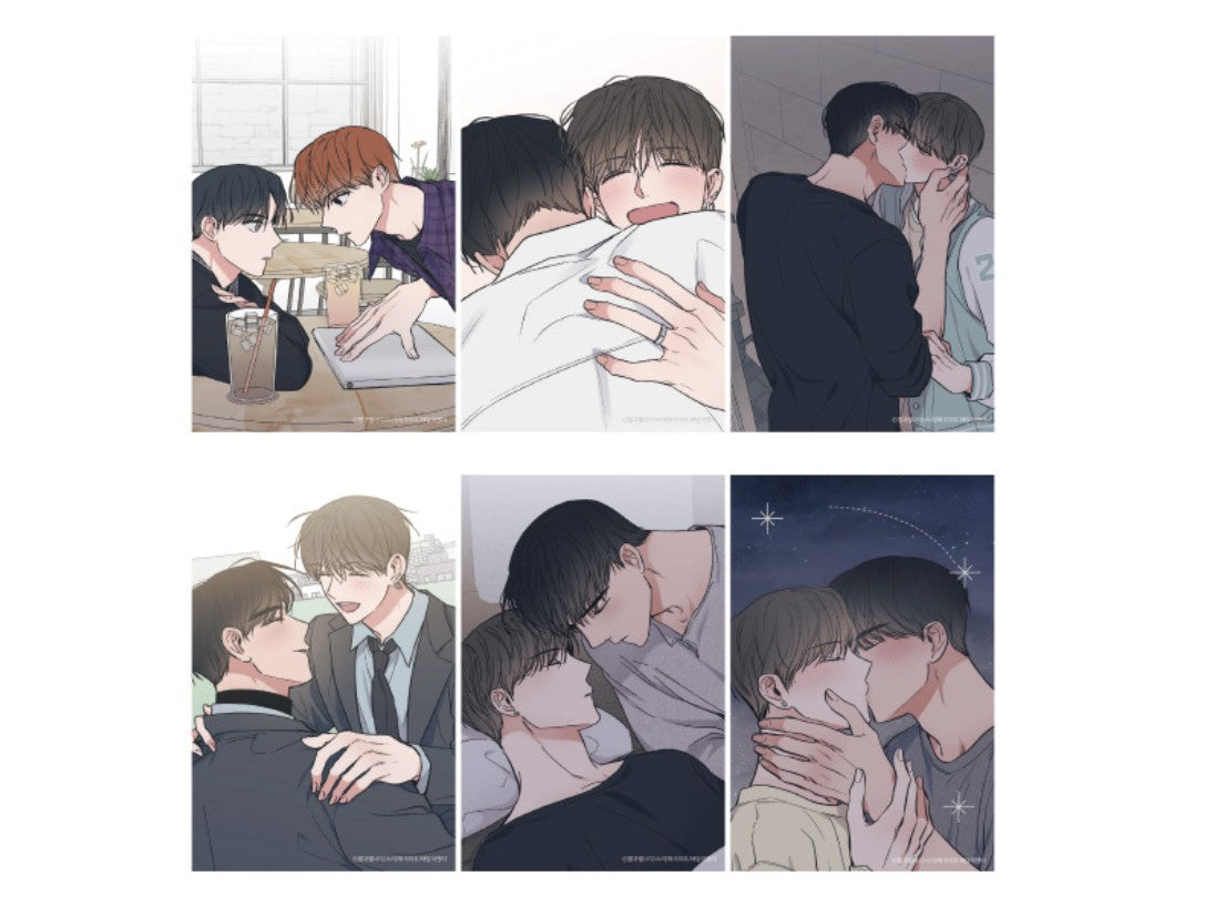 [collaboration cafe] Between the Stars : illustrated Postcard Set