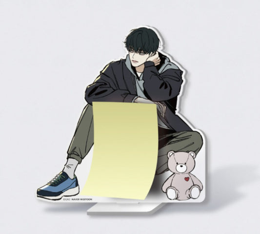 Tears on a Withered Flower : Memo Pad Acrylic Stand