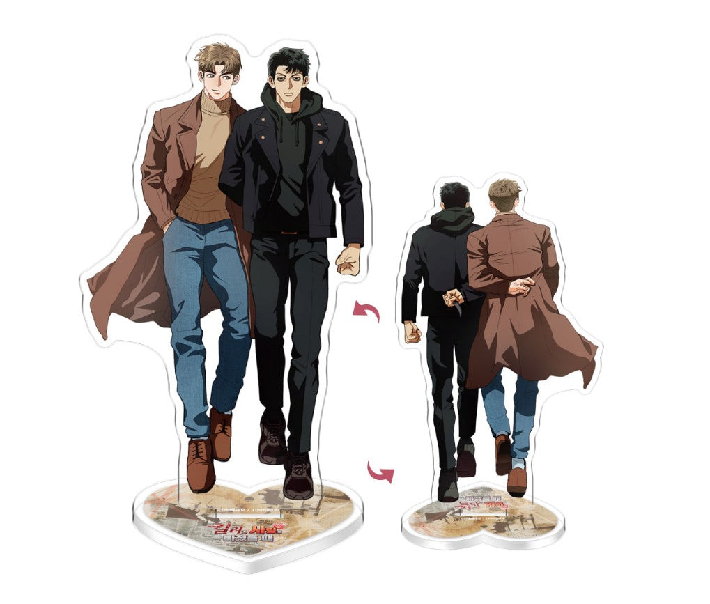 オトメイト　AAS　アクスタ他　ギスラン closed][collaboration cafe] Killer Crush : Acrylic Stand(both side