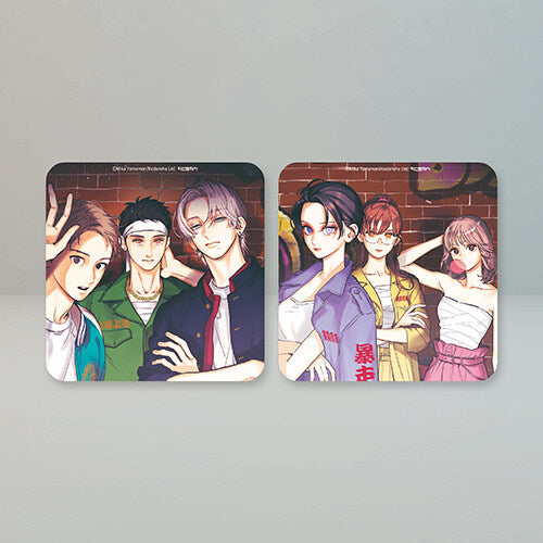 In the clear moonlit dusk by Mika Yamamori : 2 acrylic coasters