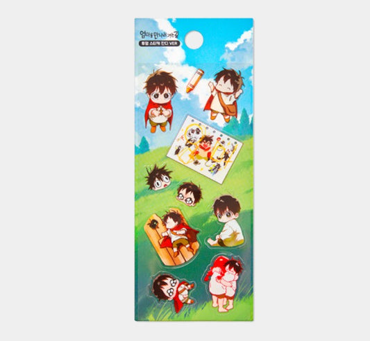 On the Way to Meet Mom : transparent sticker set