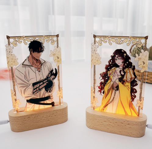 ラスト　黄星邱鼎杰関連グッズ　14点全セット　LOVEFUN out of stock] Under the Oak Tree Acrylic Mood Lamp, Maxi x Riftan