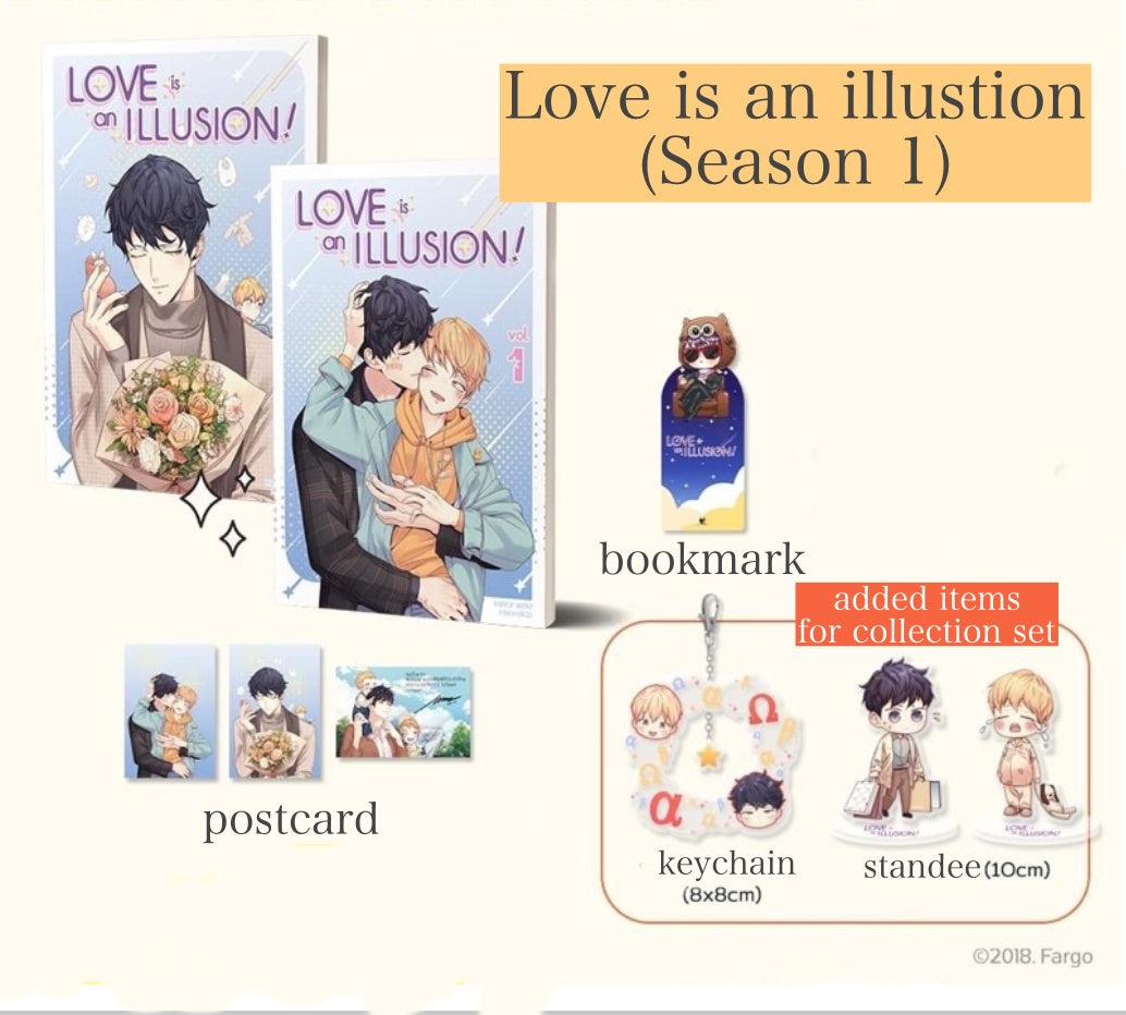 [Limited Quantity] Love is an Illusion Book set : Season 1 (Thailand Edition)