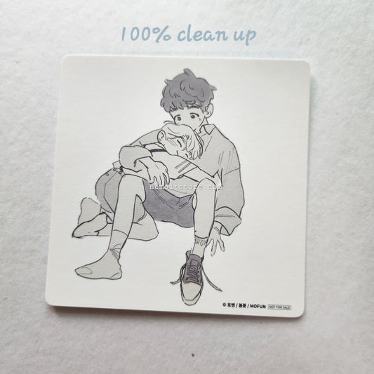 100% Clean up!(Mr. 100% Perfect!) : Paper Coaster from Collab cafe ver.1