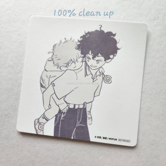 100% Clean up!(Mr. 100% Perfect!) : Paper Coaster from Collab cafe ver.2