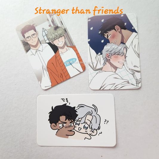 Stranger Than Friends : 3 photo cards from Collab Cafe