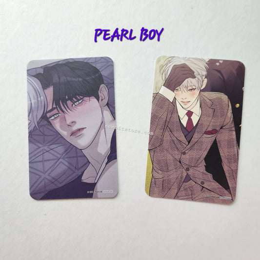 PEARL BOY : Paper photo card from Collab cafe, Ver.4