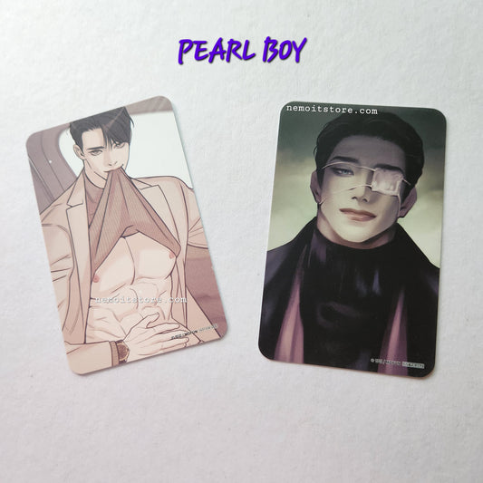 PEARL BOY : Paper photo card from Collab cafe, Ver.3