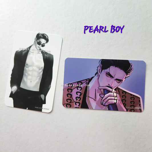 PEARL BOY : Paper photo card from Collab cafe, Ver.2