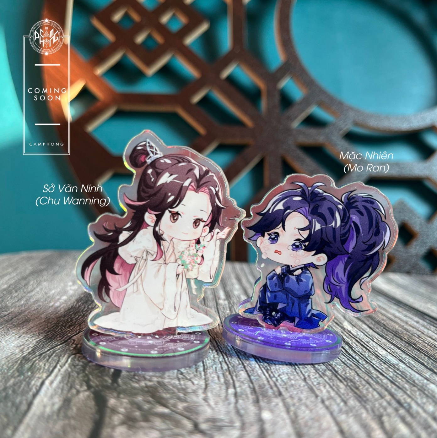The Husky and His White Cat : Chibi Bitrhday Standee & Badge Set