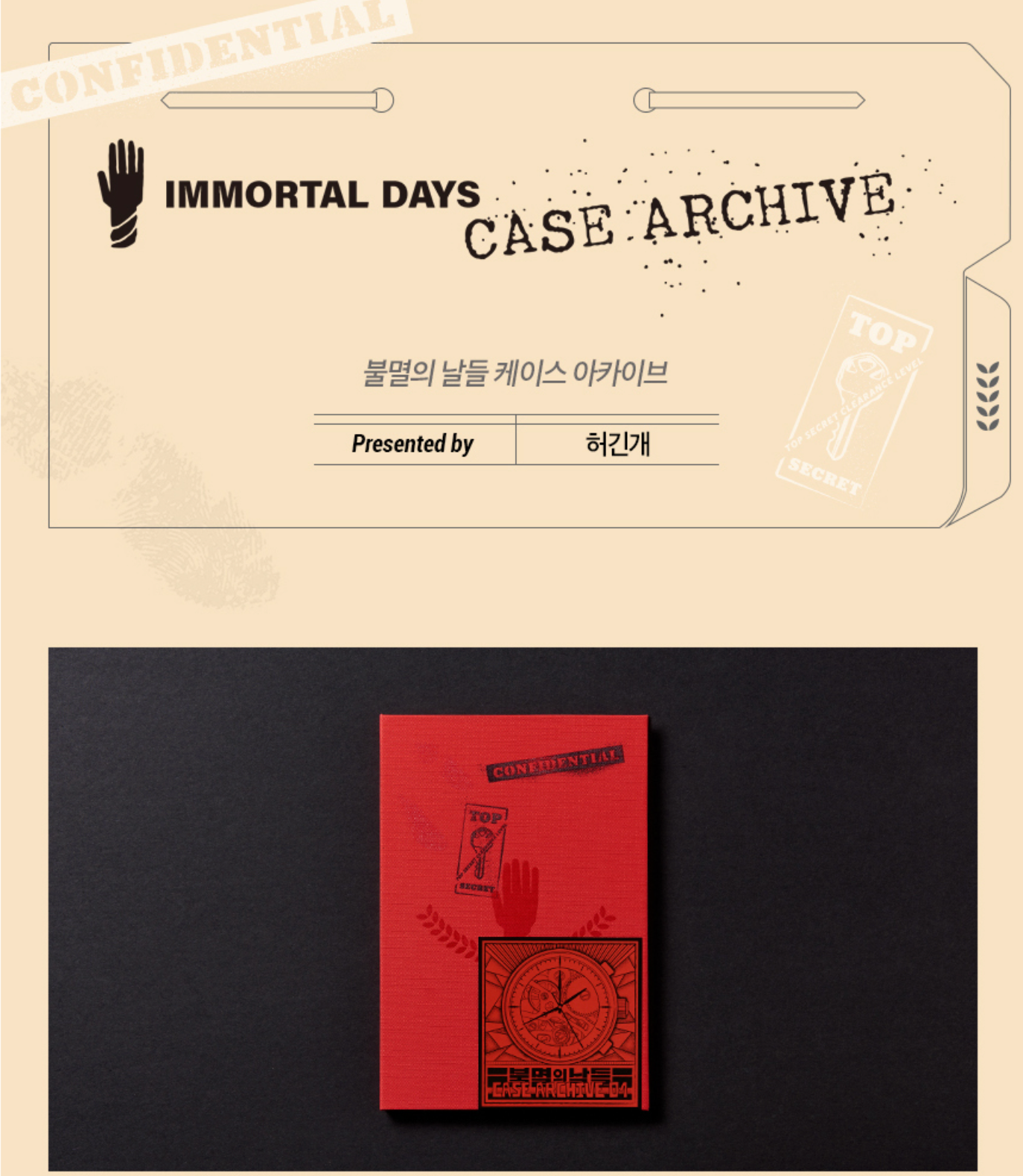 Immortal Days : Case Archive, Poster Book Vol.1