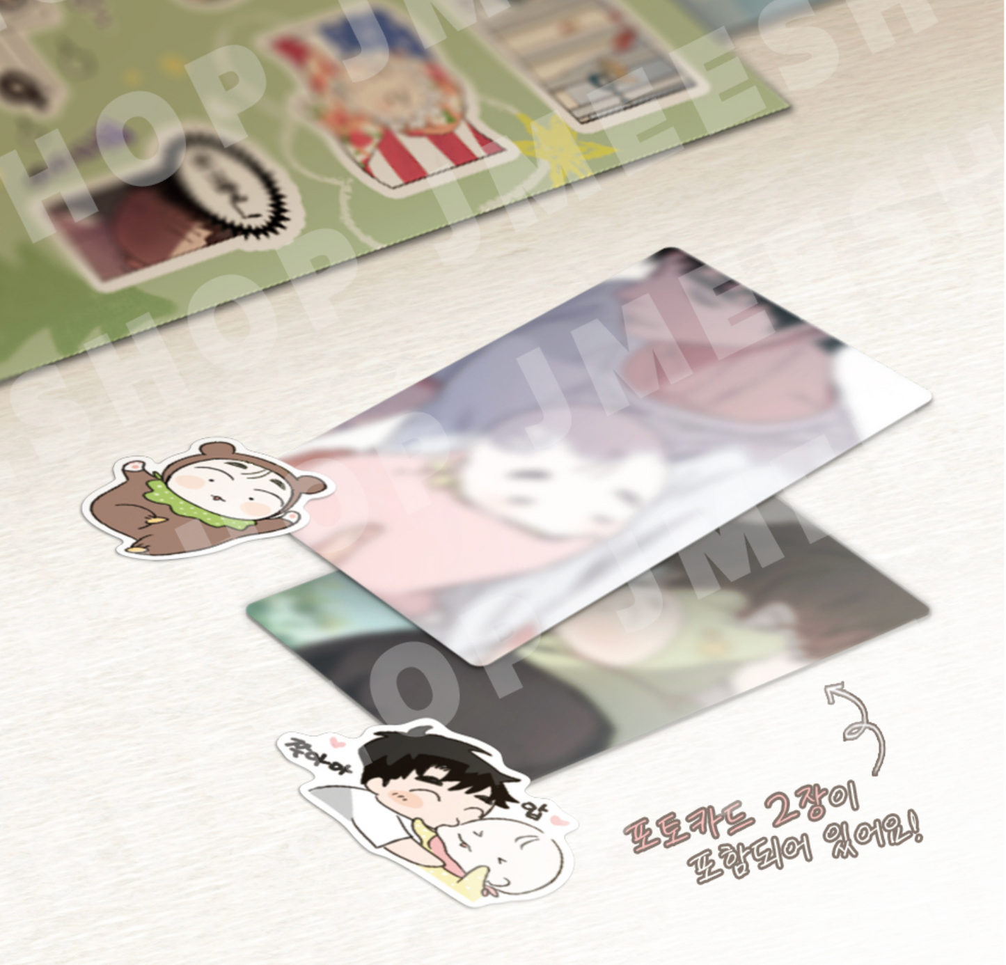 Our Sunny Days : Sticker set with Photo cards