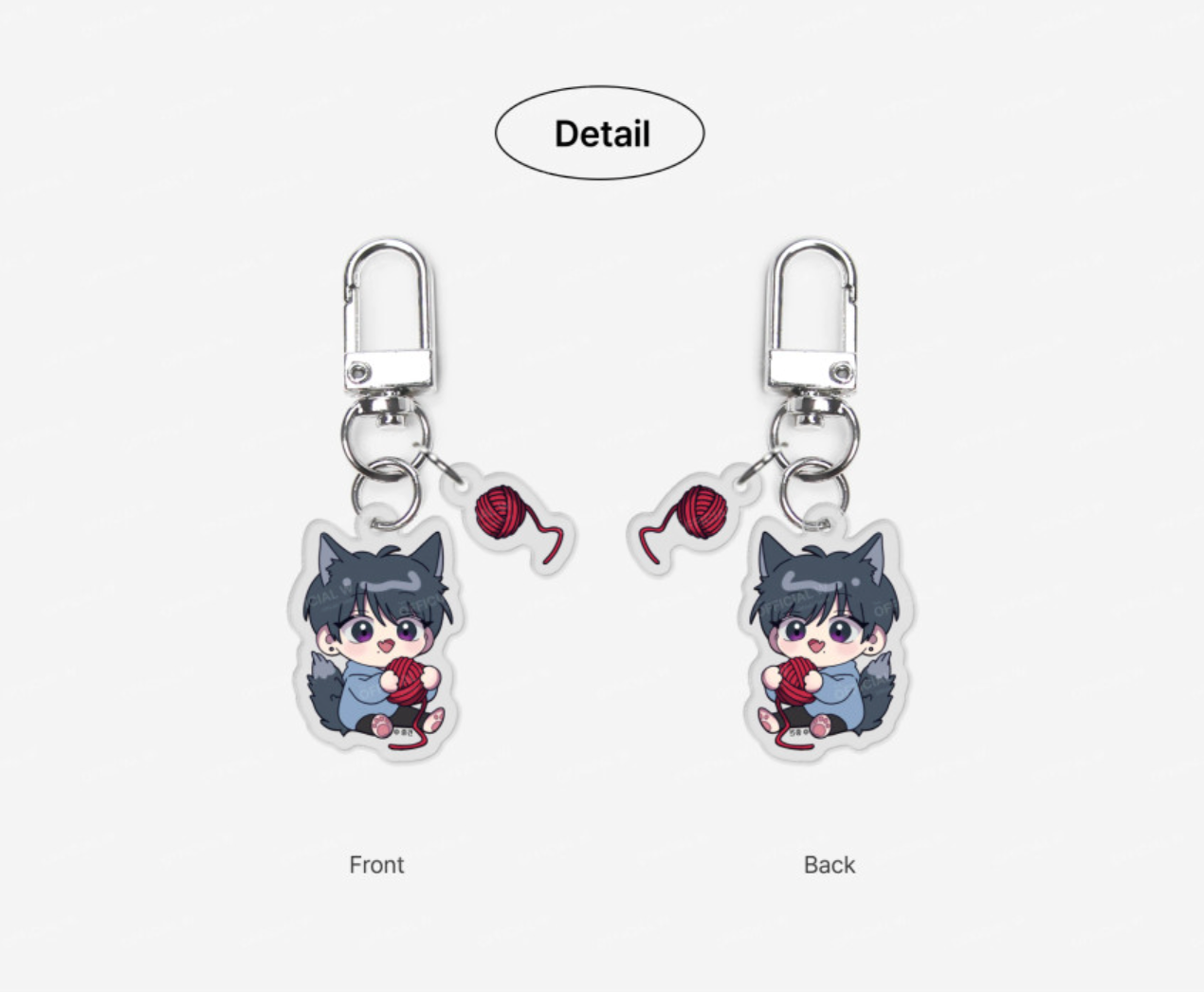 Reluctant Encounters(Negative Love) : Jae Min Acrylic keyring