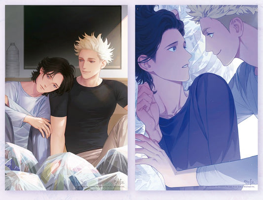 The Stranger in the Hoarding House : Manhwa comic book + booklet + 2 postcards