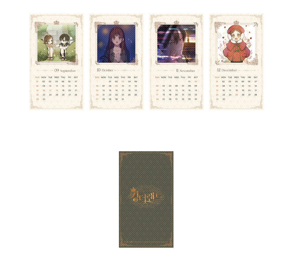 [pre-order][collaboration cafe] Yeondam - King the Land : 2024 mini calendar