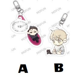 [only 2 available][collaboration cafe] Dangerous Convenience Store : Acrylic Keyring