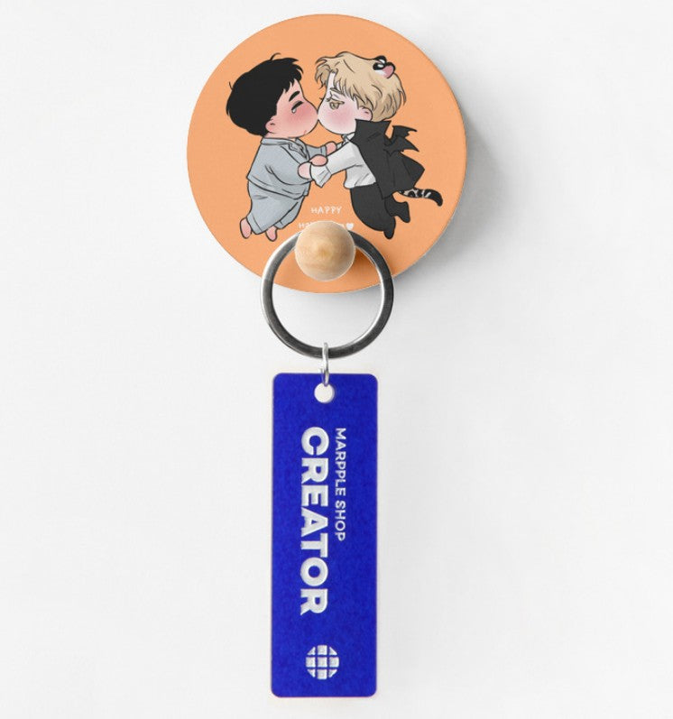 A Golden Pair : LucyIan Halloween Magnet