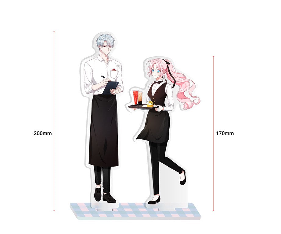 Flirting with the Villain's Dad : Acrylic Stand set(Cafe ver.)