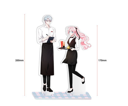 Flirting with the Villain's Dad : Acrylic Stand set(Cafe ver.)