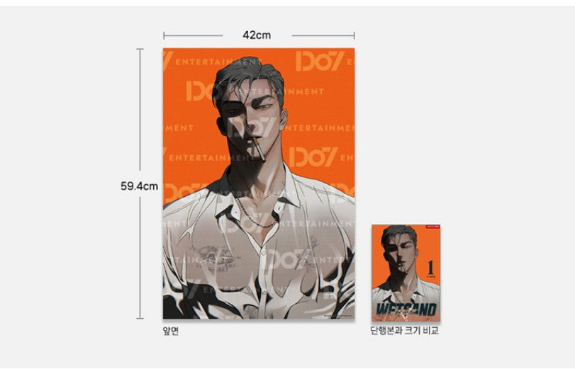 Wet Sand : Ian Waterproof Poster(A2)