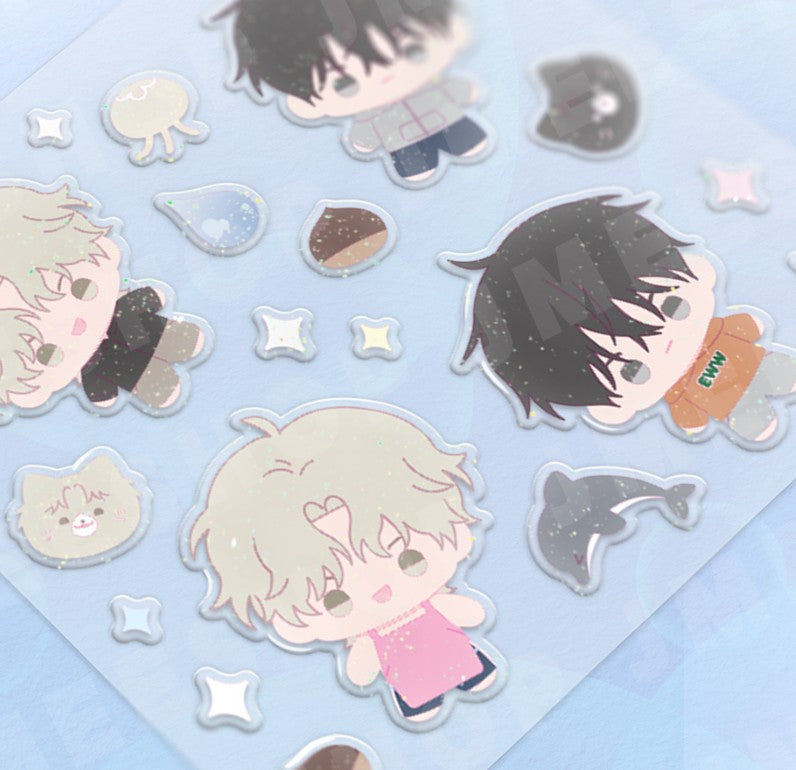 Low Tide in Twilight : BBOSIRAEGI Epoxy Sticker