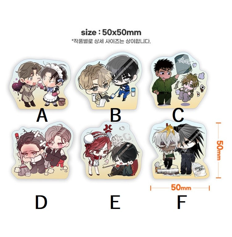 Mr.Blue Comics : Photo cards, hologram colottas