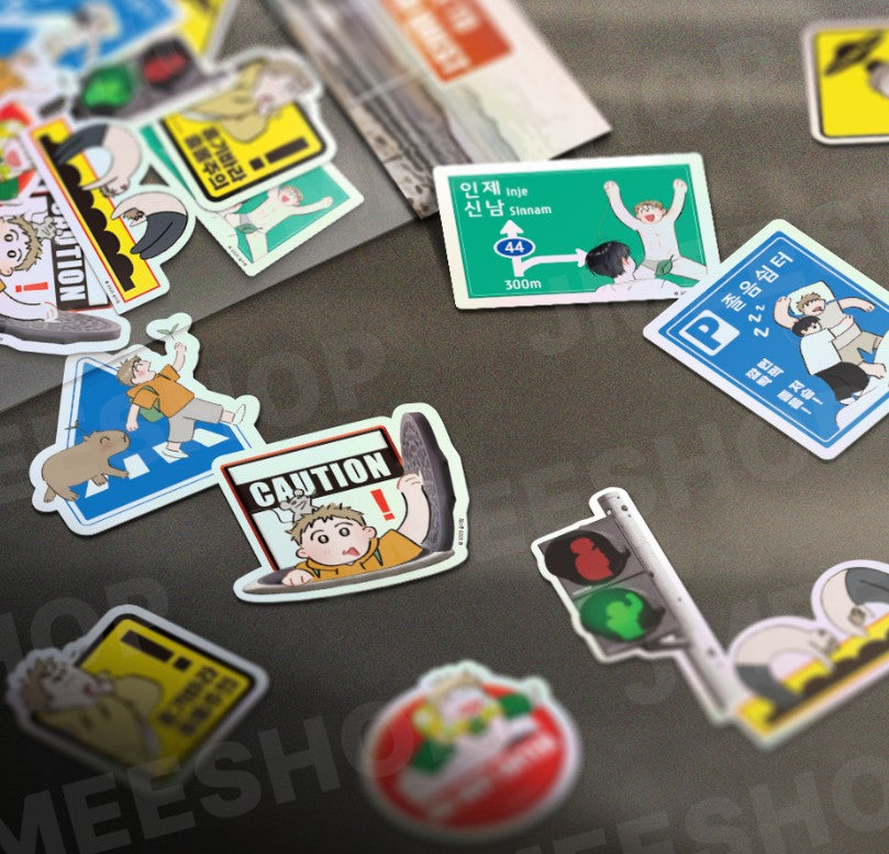 Red Thread Quest : SD Road Sign Sticker Pack