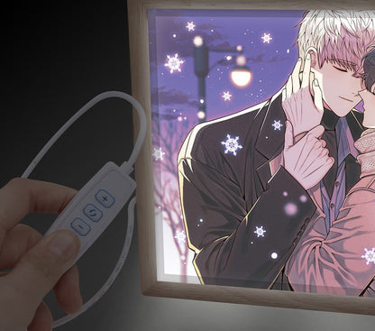 [pre-order] Cherry Blossoms After Winter : LED Photo Frame wood edition