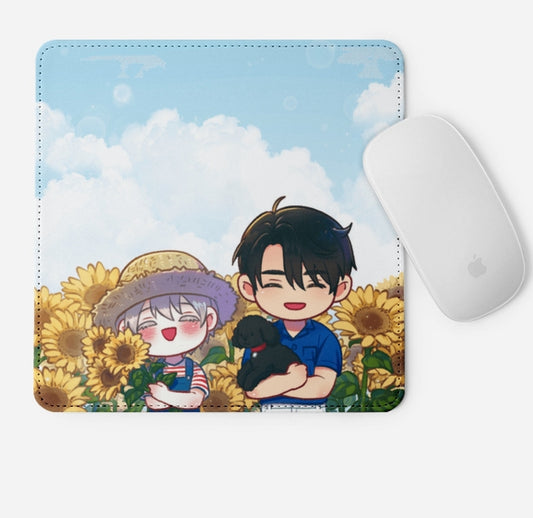 If It's Not Fate, Then What Is It? : Yul-ha and Dojin amongst the sunflower fields MOUSEPAD