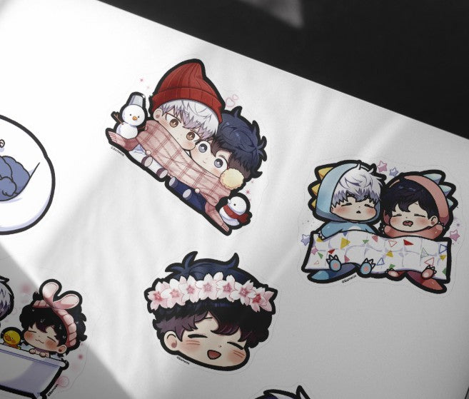 Cherry Blossoms After Winter : Big Cut-Out Stickers