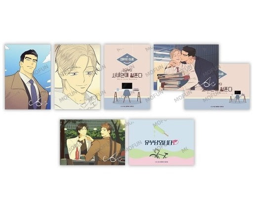 [Collaboration cafe] A1(Work Love Balance/Do you have any problem with me?) : illustration art board set