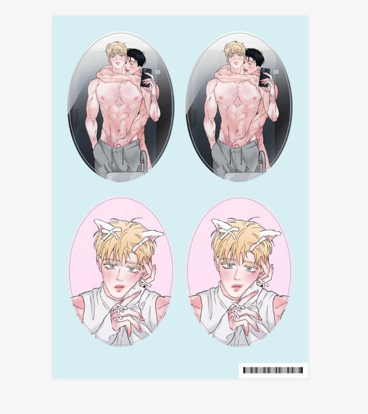 A Golden Pair : sticker