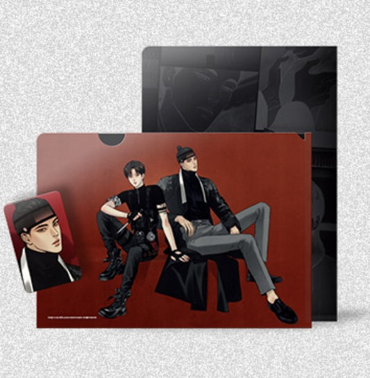 [only one][BWRT Themed MD]Painter of the Night : Clear File + Black Tiger Photo Card