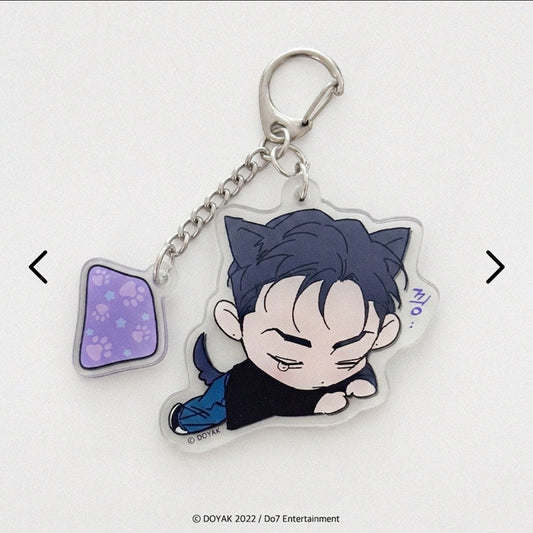 Wet Sand : Sleeping Magnet Keyring