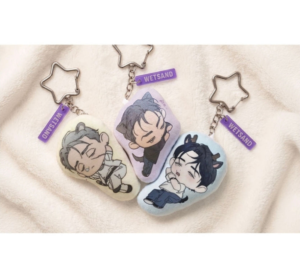 Wet Sand : Sleeping Cushion Keyring