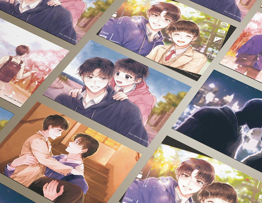 Hot Black Tea : 4 cut or postcard set(E type)