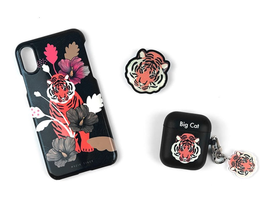 MUZIKTIGER Smart Tok, Phone Grip 4 Types, Tiger, Bear Mobile Holder