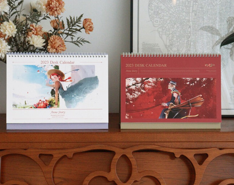 Anne of Green Gables(indigo) 2023 Desk Calendar by kim ji hyuck