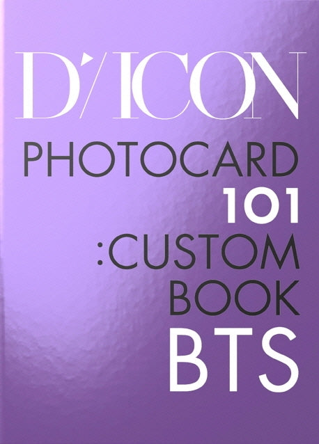 DICON BTS PHOTOCARD 101:CUSTOM BOOK