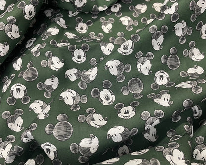 Disney Mickey Mouse Sketch Cotton Fabric, by the yard