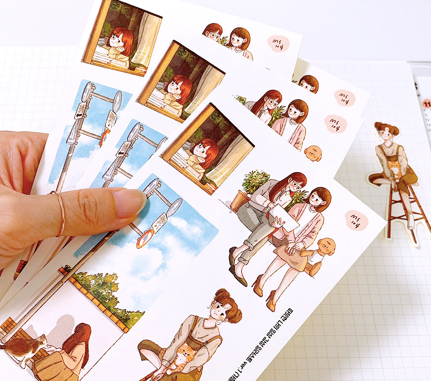 LALLAYENA Non-cutting sticker ver.1 Autumn