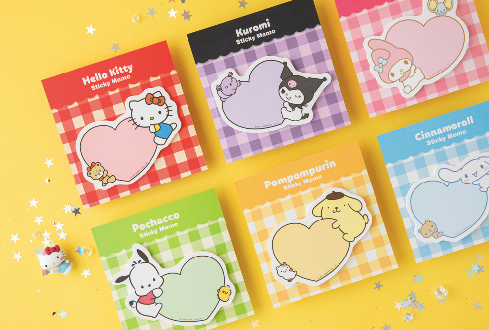 Sanrio Characters 21 Sticky Notes Pochoacco